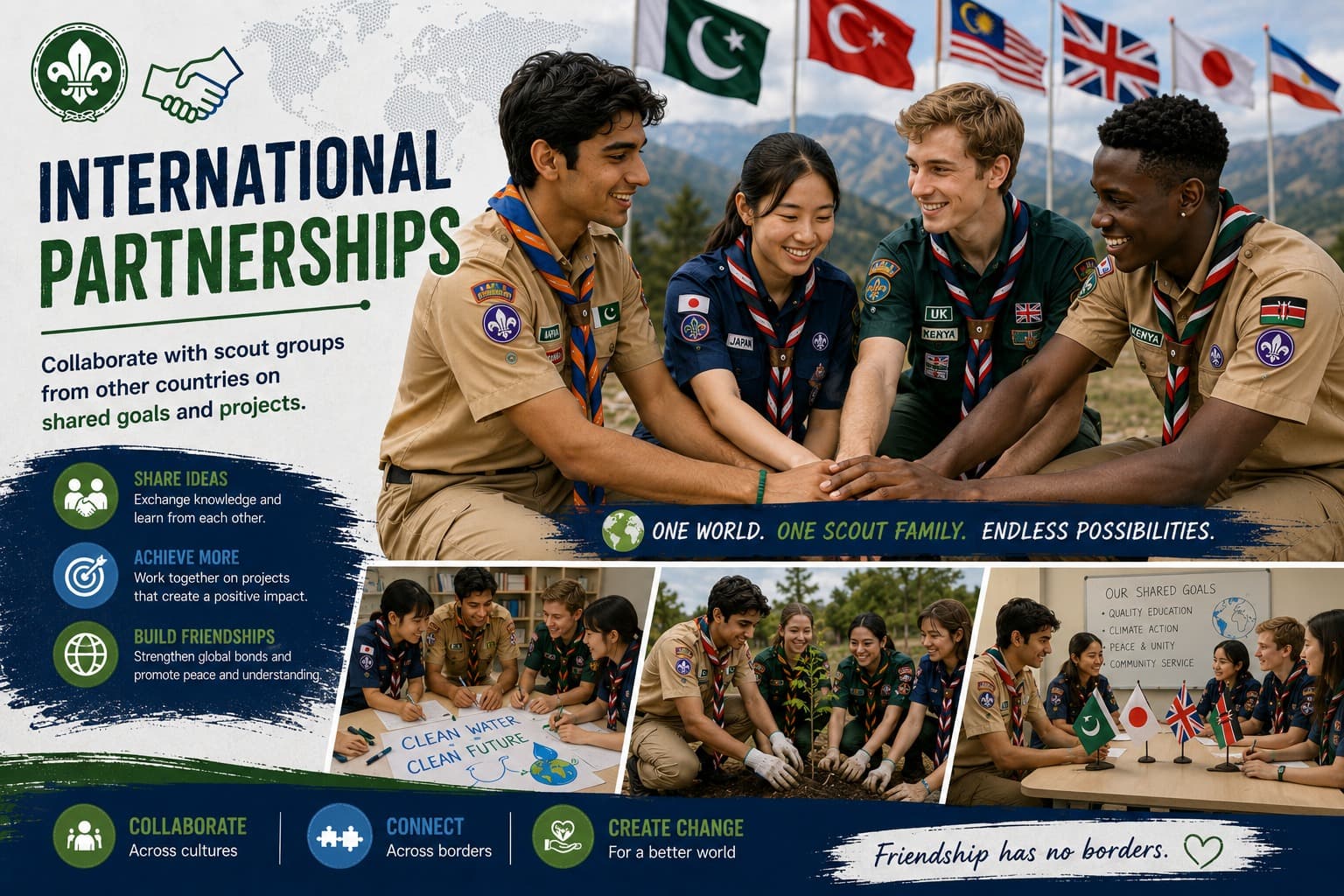 International scouting partnerships