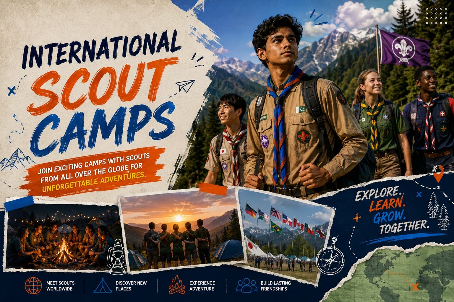 International scout camps