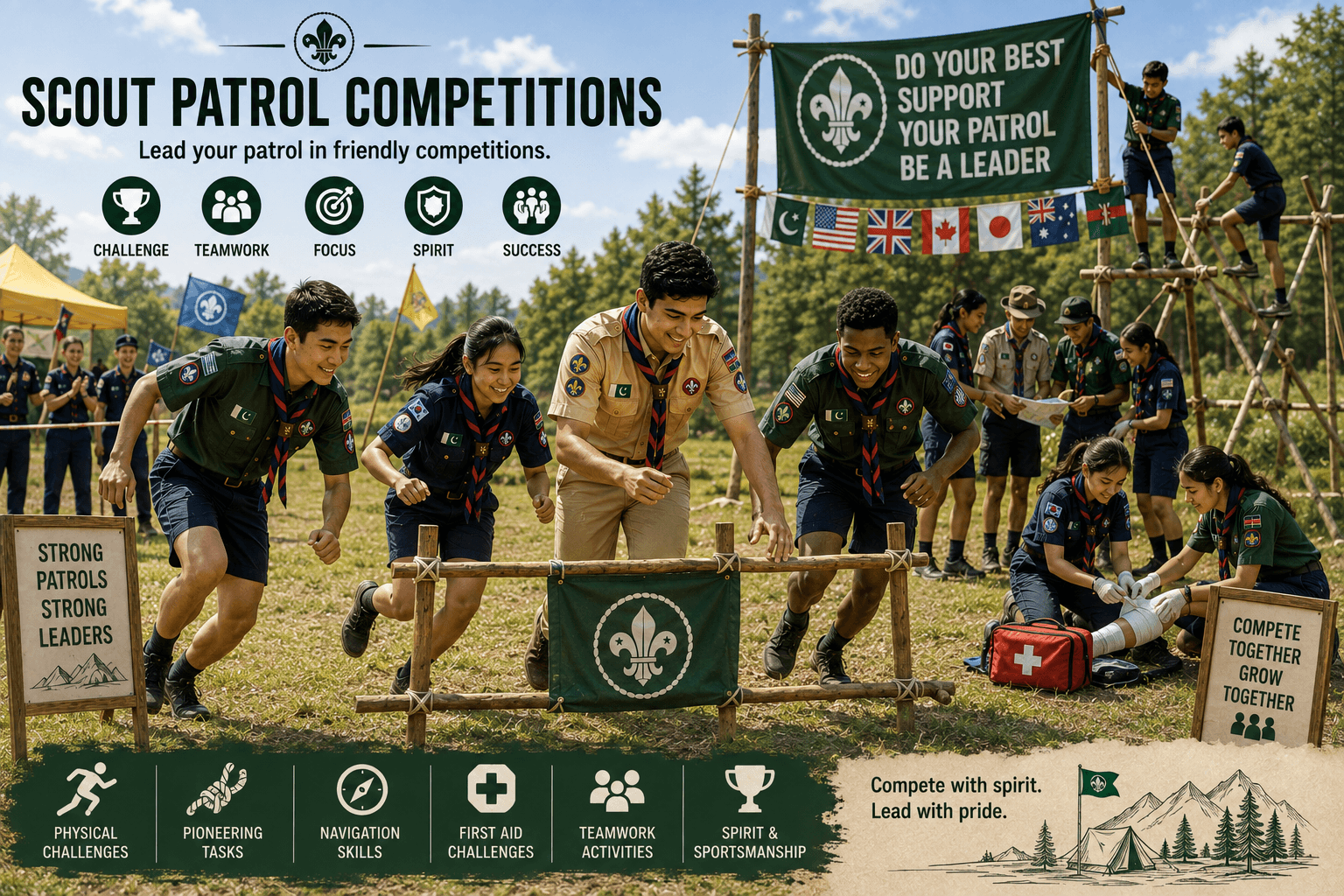 Scout patrol competitions leadership activity