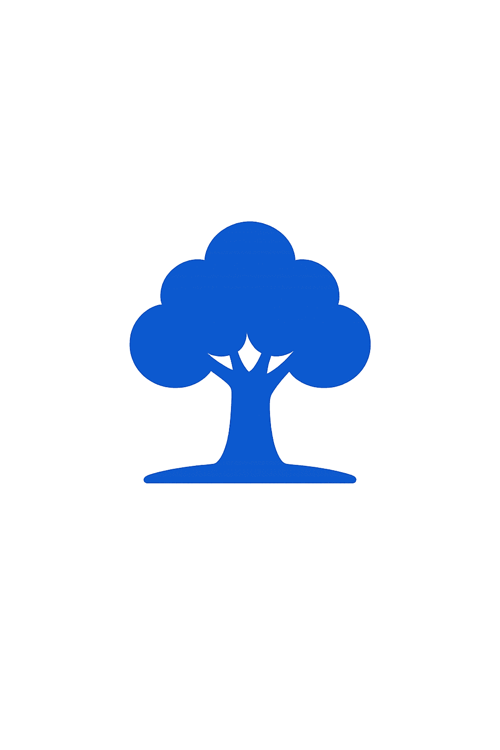 Trees planted impact icon