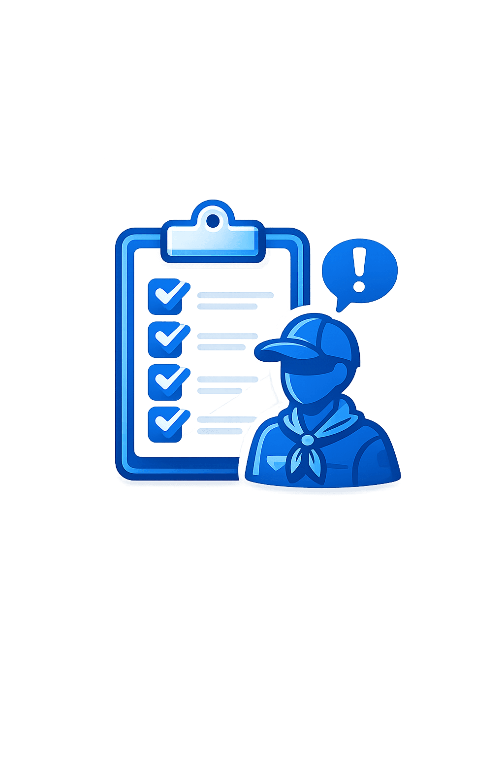 Leader instructions safety guideline