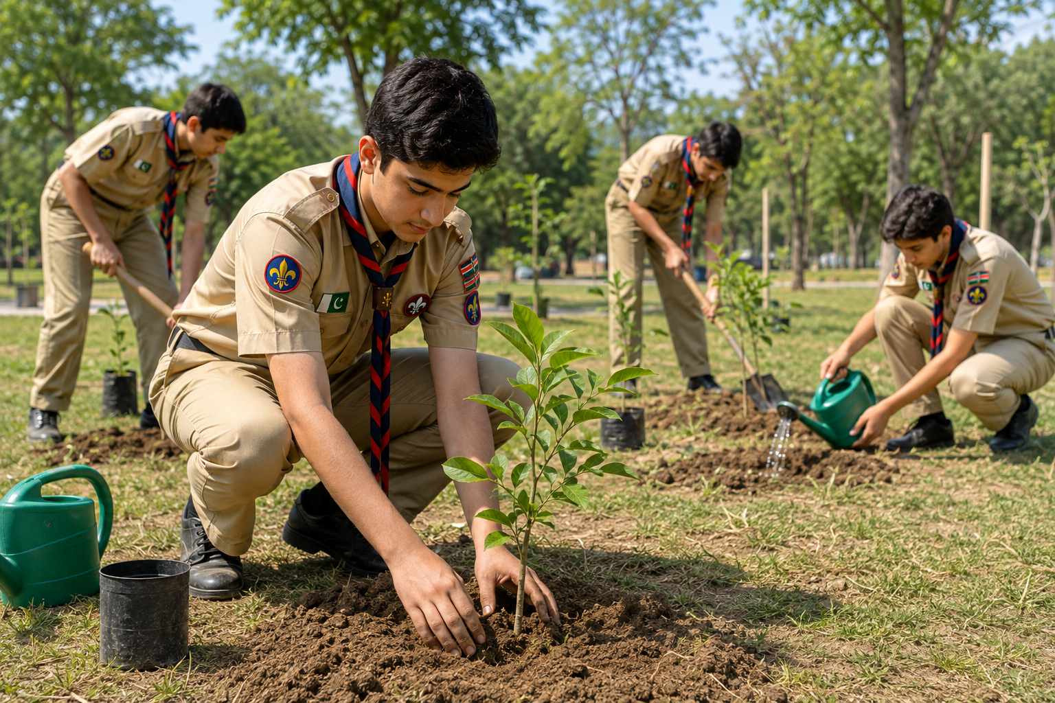 Tree plantation community service programme